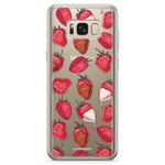 Samsung Galaxy S8 Fashion Skal - Strawberry Chocolate