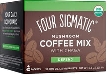 Four Sigmatic Foods Mushroom Coffee Mix with Chaga 10 Sachets 30 g Pack of 1