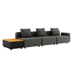 Cobana Lounge Sofa - 4 seater w/ Patio Storage Table