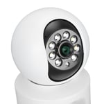 Home Security Camera Dual 2MP Lens Two Way Intercom WiFi Indoor Camera For H