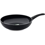 GreenChef Diamond Healthy Ceramic Non-Stick 28 cm/3.6 Litre Wok Pan, PFAS-Free, Induction, Black