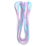 1 par Tie Dye skosnören platta skosnören canvas skosnören ersättning skoremmar（Som visas）