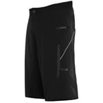 Funkier Trak Pro MTB Baggy Cycling Shorts - Black / XLarge