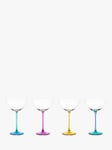 Anton Studio Designs Gala Martini Cocktail Glasses, Set of 4, 250ml, Assorted