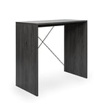 Absolute Deal Hybrid Small Office Desk 80cm Study Table Laptop Desks & Workstations - Compact & Lightweight - 80x40x72cm - Grey Oak Desk