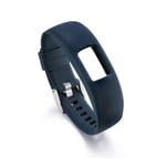 Garmin VivoFit 4 klockarmband träningsklocka i silikon elastiskt mjuk - Mörkblå längd 23cm Blå
