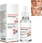 Glutathione Face Neck Skin Whitening Serum,Freckle Dark Spots Removal Serum,Glut