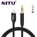 iPhone To Aux 3.5mm Audio Jack Cable For Loud Speaker & Car Port