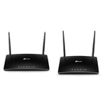 TP-Link Box, Routeur 4G+ LTE Cat.6 300 Mbps WiFi AC 1200 Mbps, 2 x SMA pour Antenne Externe & Box 4G, Routeur 4G LTE 150Mbps WiFi N 300Mbps, 2 xSMA pour Antenne Externe, 4 Ports Ethernet