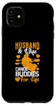 Coque pour iPhone 11 Mariage Mariage Mari Et Femme Canoë Buddies For Life