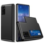 Slide Card Slot PC + TPU Combo Phone Shell för Samsung Galaxy Note20/Note20 5G