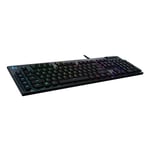 Logitech - G815 LIGHTSYNC RGB Mechanical Gaming Keyboard – GL Tactile CARBON PAN NORDIC