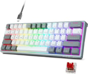 AULA Mechanical Keyboard 60 Percent 29 RGB PC Gaming Keyboards 60 Percent, Mini