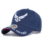Baseball cap Us Air Force One Mens Baseball Cap Tactical Caps Navy Seal Army Cap For Adult Navyblue