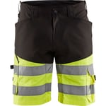 High-vis shorts svart/gul c58