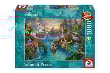 Schmidt Spiele Disney Peter Pan Puslespil 1000 stk Tegnefilm