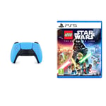 DualSense Starlight Blue Wireless Controller (PS5) & LEGO Star Wars: The Skywalker Saga Classic Character DLC Edition (Amazon.co.uk Exclusive) (PS5)
