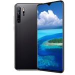 Mobile Phone, P30pro (2020) Android 10.0 SIM Free Smartphone Unlocked with 6.3 Inch Touch Display, 2 Card Slots, 6GB Ram 128GB Storage, 24MP Rear camera 13MP Front camera, Face ID, black