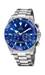 JAGUAR Watch Model J888/1 from The Connected Collection, 45.7 mm Blue case with Steel Strap for Men