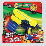Toy Dart Gun Sure Shot target Strike Blaster Target Toy Set For Kids