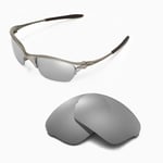 New Walleva Polarized Titanium Replacement Lenses For Oakley Half X Sunglasses