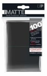UP - Standard Deck Protector - PRO-Matte Black (100 Sleeves)