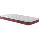 Matelas relaxation 100% latex Crépuscule 600 Someo 80x200 - Blanc