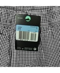 Nike Womens Sportswear Checkered Shorts White Black Women Stretch Bottoms 477057 010 Cotton - Size X-Large