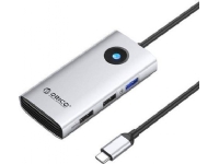 Orico USB HUB Dockningsstation 5in1 Orico USB-C, HDMI, 2xUSB (silver)
