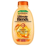 3 x Garnier Ultimate Blends Honey Treasures Shampoo 400ml