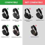 Geekria Headphone Headband Pad for SteelSeries Arctis 7 Arctis 9X (Red)