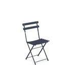 EMU - Arc en Ciel Folding Chair, Dark Blue - Blå - Balkong- och caféstolar