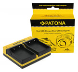 Patona Dual Lader for Olympus OM-1 BLX-1 15060191714