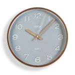 Versa Horloge Murale Verte Plastique Quartz 4,3 x 30 x 30 cm