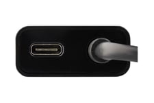StarTech.com USB C till VGA-adapter med strömförsörjning ‒ videokonverterare USB Type-C till VGA-skärm för 1080p, med laddning ‒ strömförsörjning på 60 W för direktladdning ‒ Thunderbolt 3-kompatibel ‒ svart - USB/VGA-adapter - 15 m