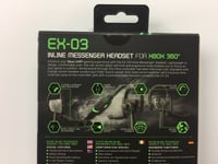 XBOX360 Wired Headset Gioteck EX-03 INLINE MESSANGER HEADSET with Microphone