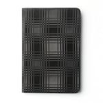 Zenus Avoc Mono Check Diary Etui pour iPad Mini 3/Mini Retina Noir