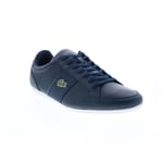 Lacoste Nivolor 0721 1 P Cma Mens Blue Leather Lifestyle Sneakers Shoes