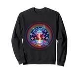 Psychedelic EDM Mushroom Trippy Rave Music Festival Graphic Sweatshirt