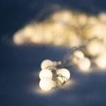 Forever String Light Solar LED Frosted Balls SFB61 6.5m 30 balls - Varm Vit