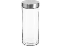 5Five Matbehållare I Glas Med Lock I Rostfritt Stål, 2000 Ml