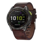 Garmin Enduro 2 Klockarmband i PU-läder - Brun