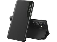 Hurtel Eco Leather View Case Etui Samsung Galaxy A54 5G Z Klapką Podstawka Svart