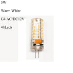 3w/5w/7w G4 Lamp G9 Led Light Corn Warm White Ac&dc 12v 5w