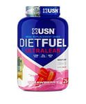 USN Diet Fuel UltraLean Strawberry 2KG: Meal Replacement Shake Diet Protein