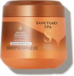 Sanctuary Spa Body Butter with Shea Butter and Cocoa Butter, No Mineral Oil, Cru