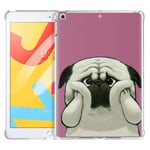Pnakqil iPad Air Case Clear Silicone Gel TPU with Pattern Cute Design Transparent Rubber Shockproof Soft Ultra Thin Protective Back Case Skin Cover for Apple iPad Air (iPad 5) 2013, Dog