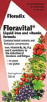 Floradix Floravital Liquid Iron and Vitamin Formula 500ml (Pack of 4)