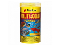 Tropical Vitality&amp Color vitaliserande och färgande foder för fisk 500ml/100g