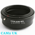 Kipon Konica AR Lens to Sony E mount Adapter NEX-7 5T 6 A5100 A7 A7R A7S A6000